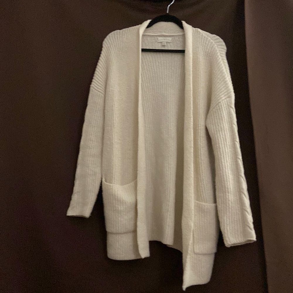 Lucky Brand Cream Cardigan Size Small Petite
